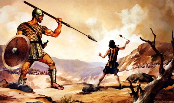 Image result for David and Goliath picture